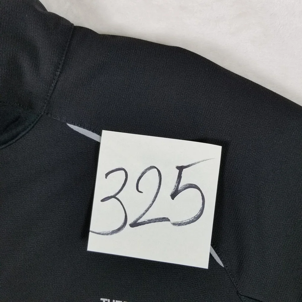 The North Face Softshell Jacket Mens Medium Black Reflective Full Zip Techwear